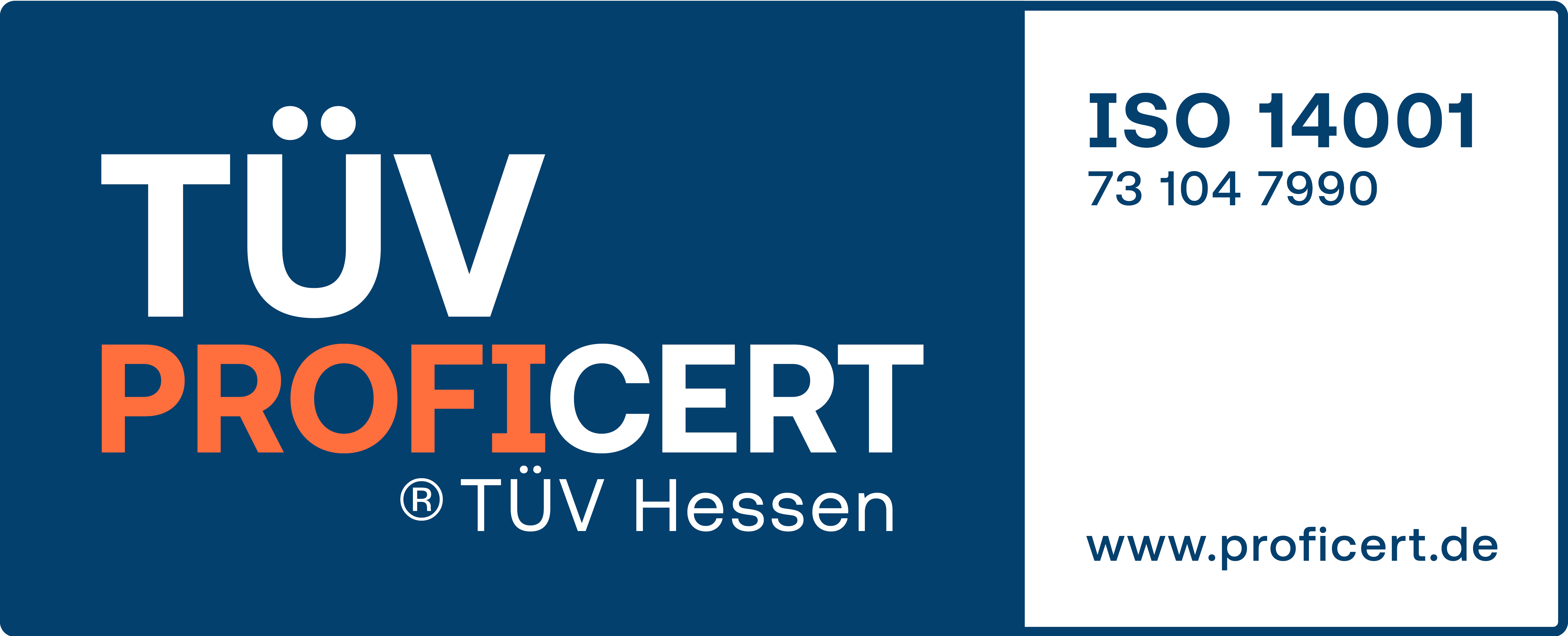 TÜV Hessen Profi Cert 14001